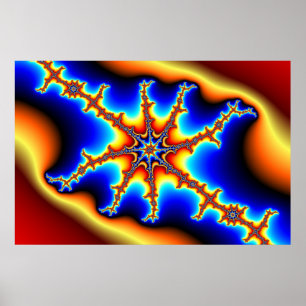 Sjöstjärna - Fractalaffisch Poster