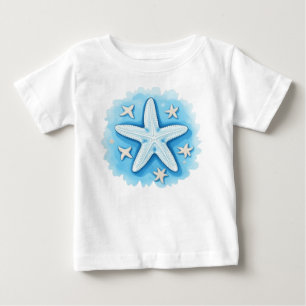 Sjöstjärna i blått t shirt