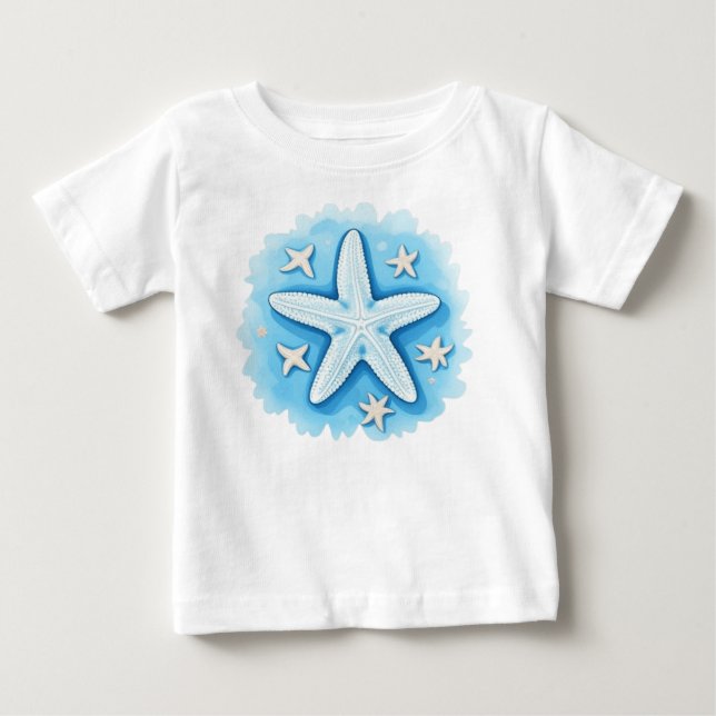 Sjöstjärna i blått t shirt (Framsida)