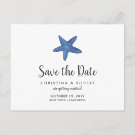 Sjöstjärna | Ocean Bröllop Spara Datum Meddelande Vykort