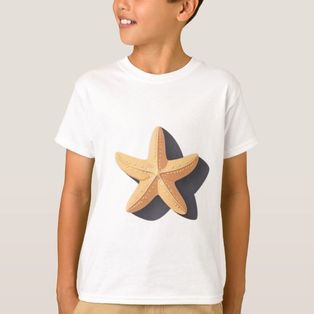 Sjöstjärna och dess skugga t shirt (Framsida)