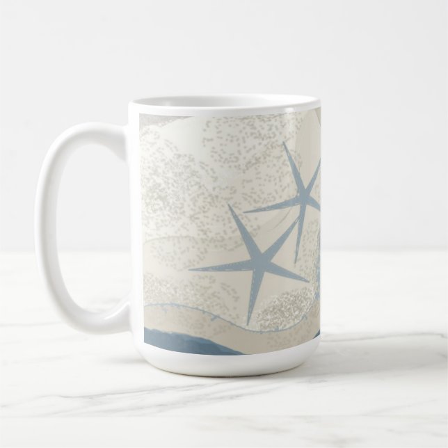 Sjöstjärna och hav kaffemugg (Vänster)