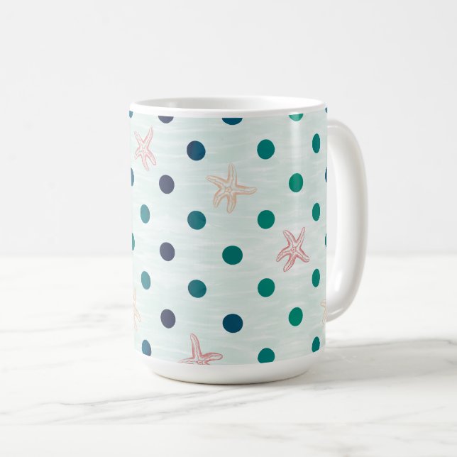 Sjöstjärna Punkt Dans Kaffemugg (Framsida höger)