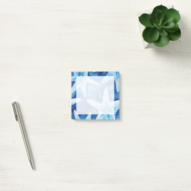 Sjöstjärna Sömlöst Mönster Post-it Block (Kontor)