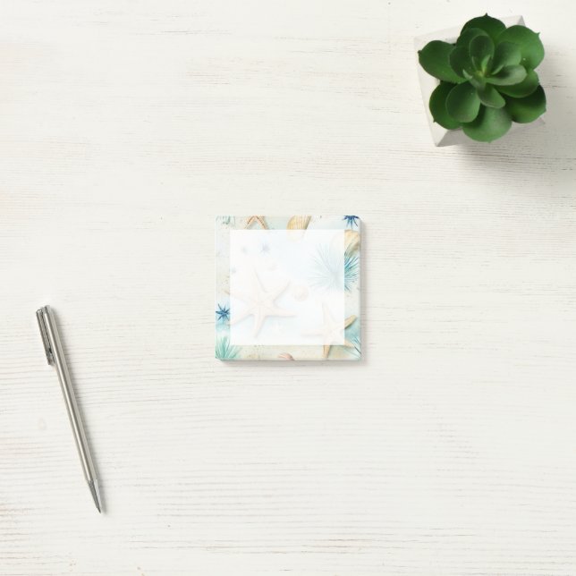 Sjöstjärna Sömlöst Mönster Post-it Block (Kontor)