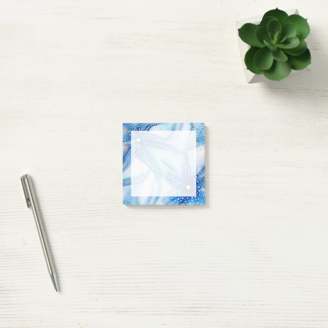 Sjöstjärna Sömlöst Mönster Post-it Block (Kontor)