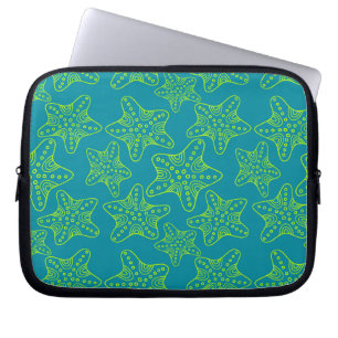 Sjöstjärnafolkmassamönster Laptop Sleeve