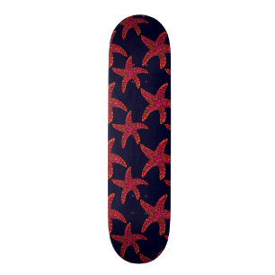 Sjöstjärnastilmönster Old School Skateboard Bräda 21,6 Cm