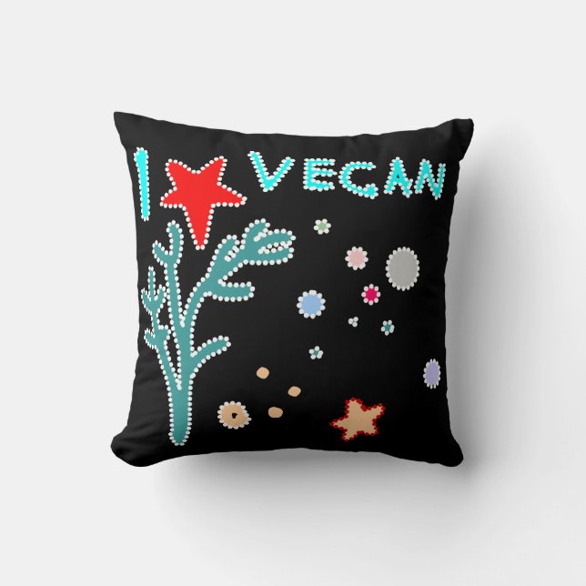sjöstjärnaveganen kudder sparahav kudde (Framsida)