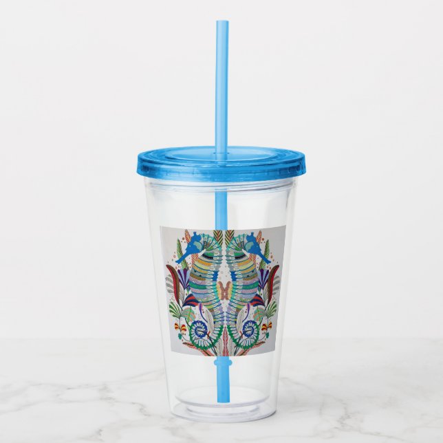 Sjöstjärnehäst Akryl Tumbler Take Away Mugg (Framsida)