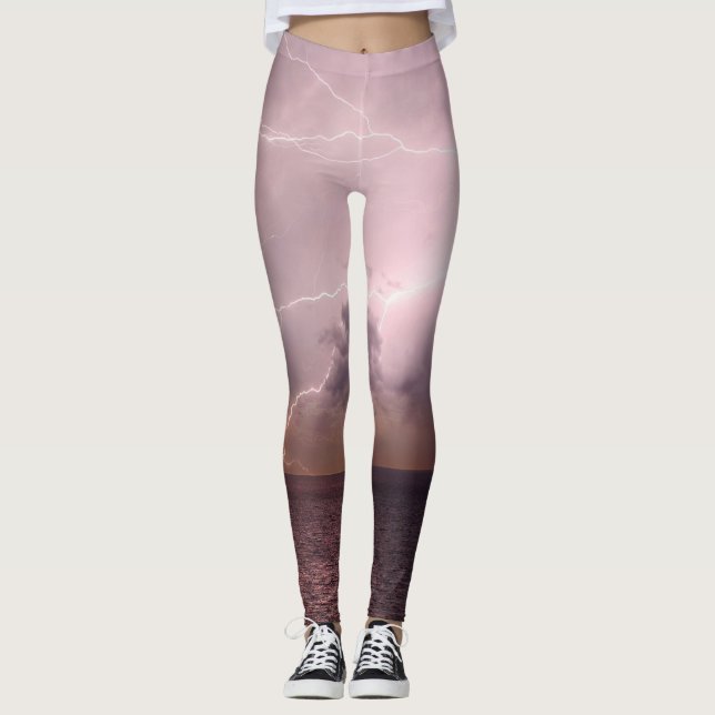 Sjöstorm Blixtvåg Leggings (Framsida)