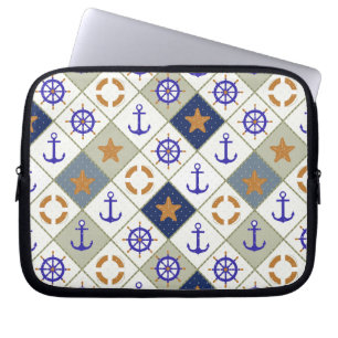 Sjötema Mönster 2 Laptop Sleeve