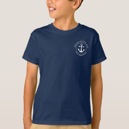 Sjötjuring med båtens namn - kul! t shirt