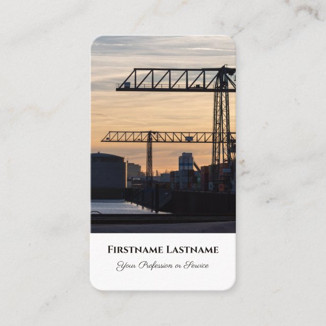 Sjötransportlogistikexpert för fartyg i utlandet visitkort (Framsida)