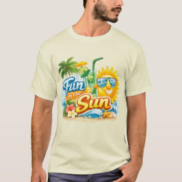 Sjov i solen t shirt