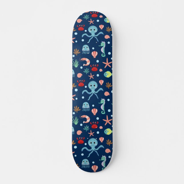 Sjövärlden Mini Skateboard Bräda 18,5 Cm (Framsida)