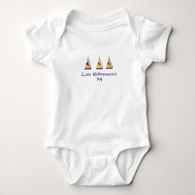 SjöWallenpaupack segelbåtar Tee Shirt (Framsida)