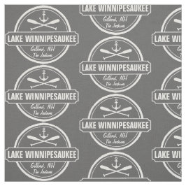 SjöWinnipesaukee NH ankrar den beställnings- Tyg