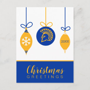 SJSU Holiday Greetings Helg Vykort