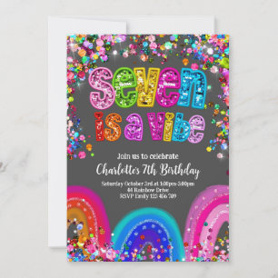 Sju är en inbjudan till Vibe Glitter Girls Party