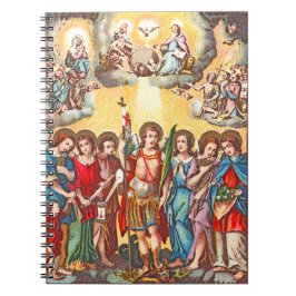 Sju Archangels (CP 001; Chromolithograph) Anteckningsbok