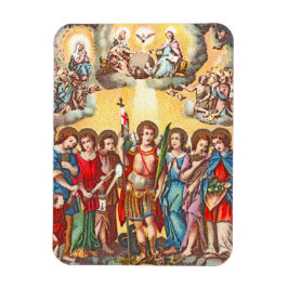 Sju Archangels (CP 001; Chromolithograph) Magnet