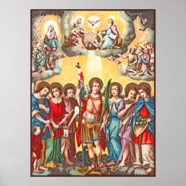 Sju Archangels (CP 001; Chromolithograph) Poster