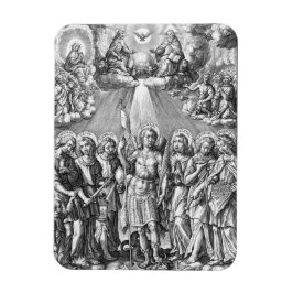 Sju Archangels (M 034; Engrave) Magnet
