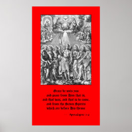 Sju Archangels (M 034; Engrave) Poster