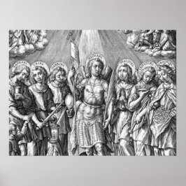 Sju Archangels (M 034; Engrave) Poster
