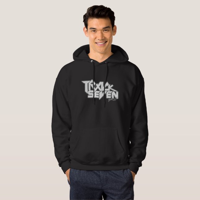 Sju band Officiell med lyktskjorta Hoodie (Hel framsida)