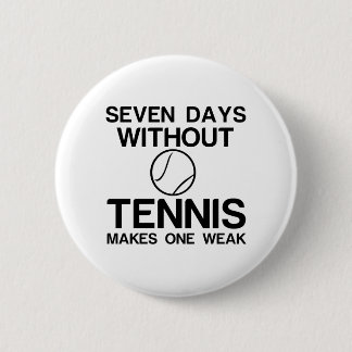 SJU DAGAR UTAN TENNIS GÖR EN SVAGHET KNAPP