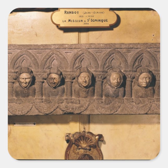 Sju döda Sins Fyrkantigt Klistermärke (Framsida)