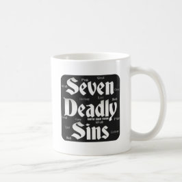 Sju döda Sins-Logotyp Kaffemugg