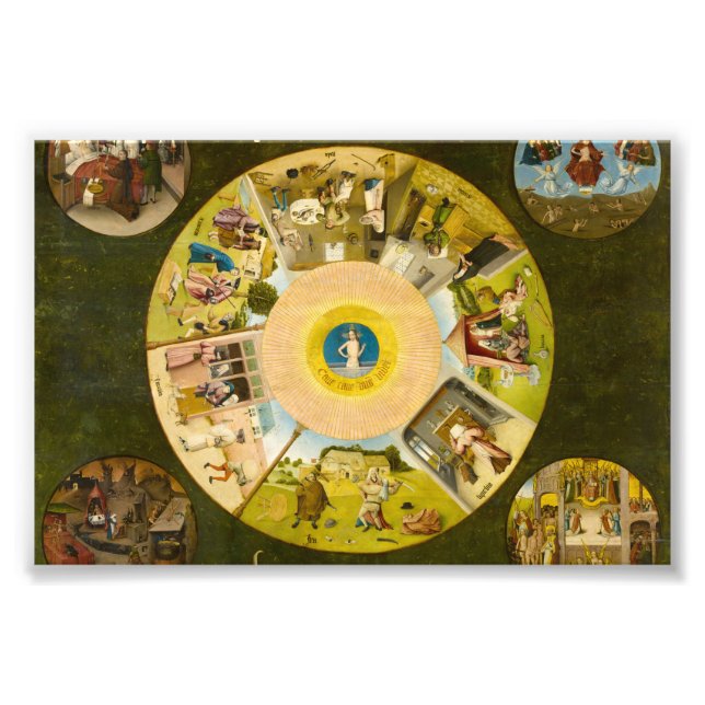 Sju döda Sins och de fyra sista Saken Fototryck (Framsidan)