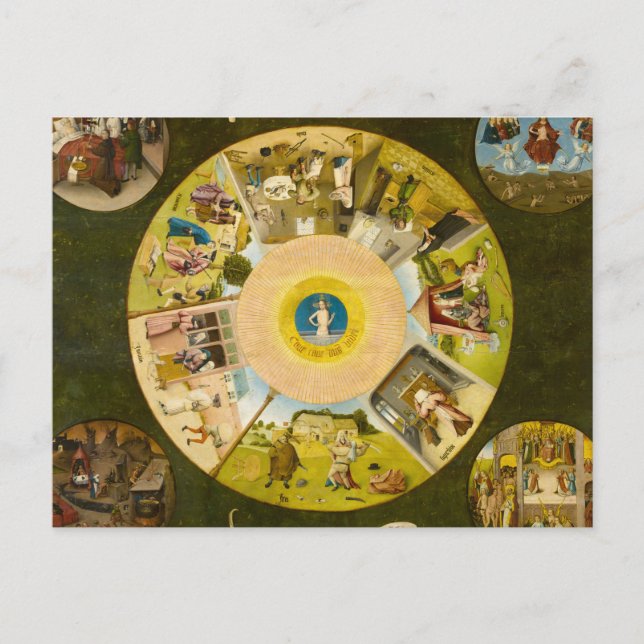 Sju döda Sins och de fyra sista Saken Vykort (Framsida)