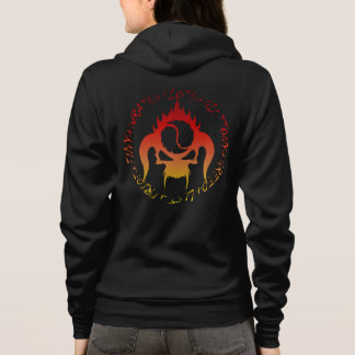 Sju dödssynder Kvinnor Bella+Canvas Fullt-Zip Tee Shirt
