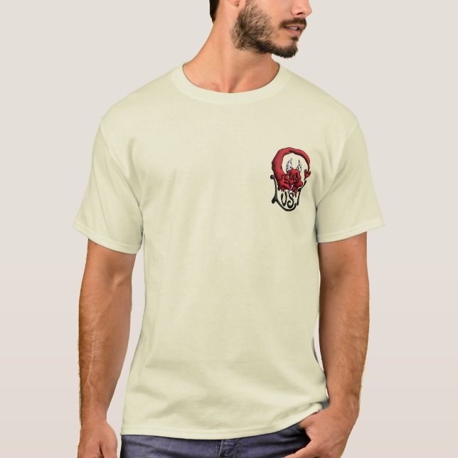 Sju dödssynder Lust livlig  T Shirt (Framsida)