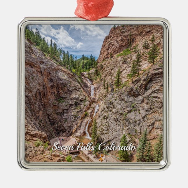 Sju Falls Colorado Premium Ornament (Framsidan)