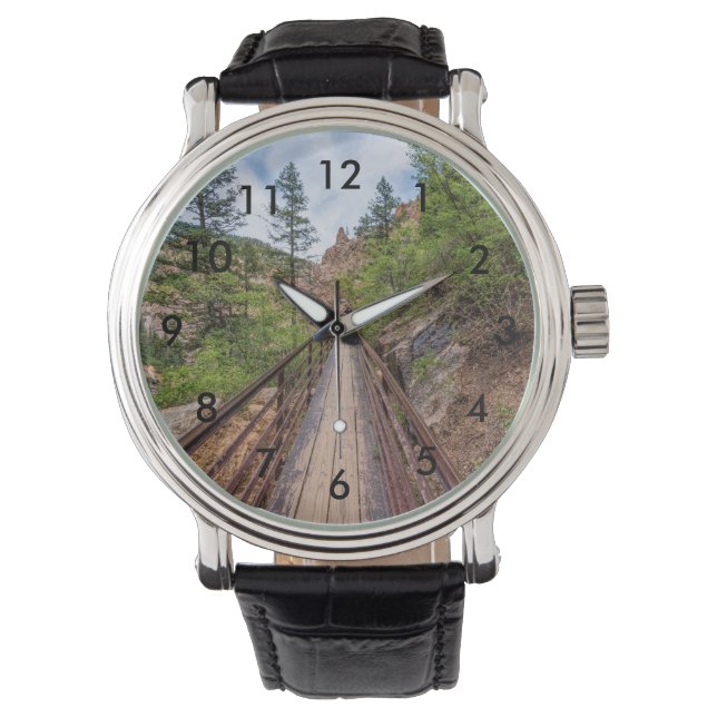 Sju Falls Walkway Bridge Wrist Watch Armbandsur (Framsida)
