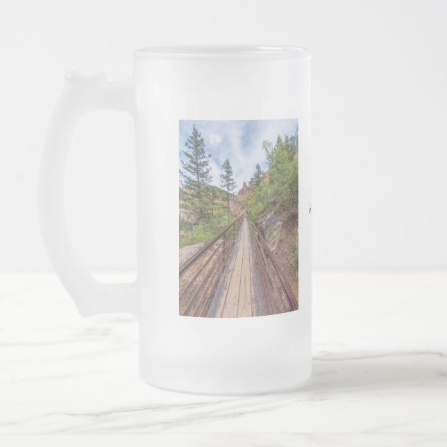 Sju Falls Walkway-brygga, frostad Mugg (Vänster)