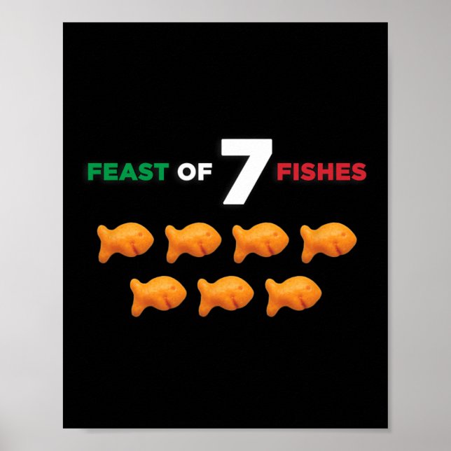 Sju fiskeslag poster (Framsidan)