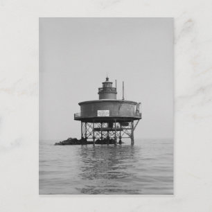 Sju foot Knoll Lighthouse Vykort