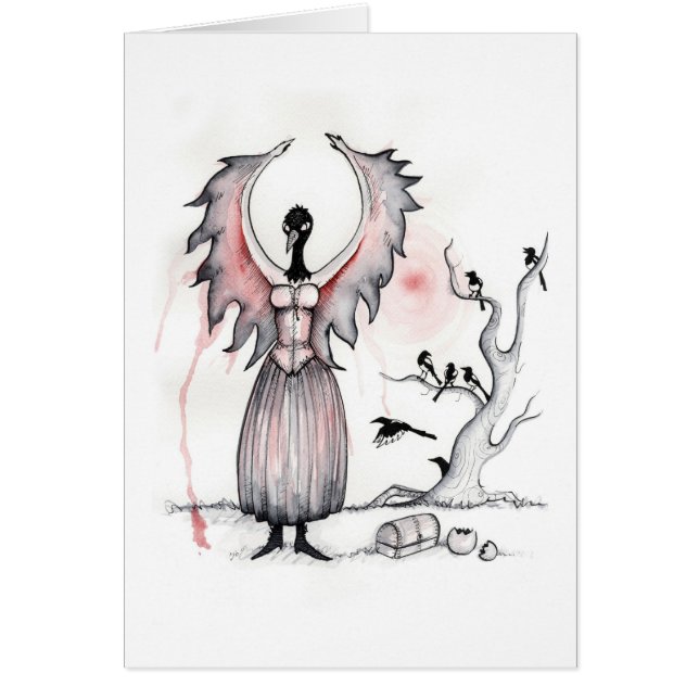 Sju för en hemlighet, aldrig att berättas hälsningskort (Framsidan)