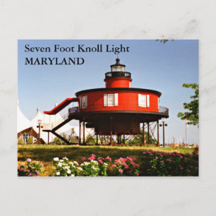 Sju fotljus, Maryland-vykort Vykort