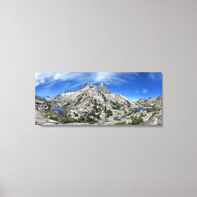 Sju Gables over Seven Gables Sjöar - Sierra Canvastryck (Framsida)