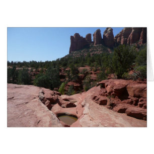 Sju Helig i Bassäng i Sedona Arizona Hälsningskort