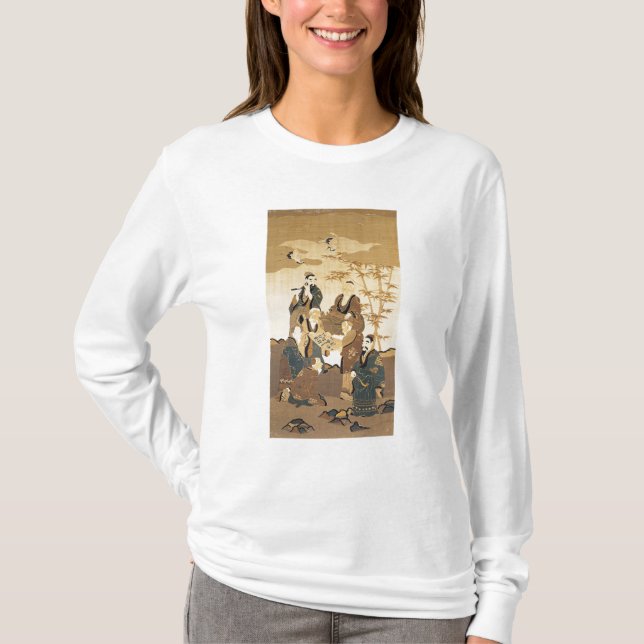 Sju kloka manar i bambuskogen tee shirt (Framsida)