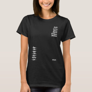 Sju kostsamma Sins och sju Himmelska dygder T Shirt