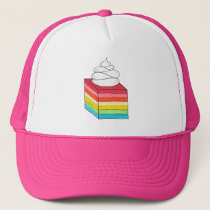 Sju Lagrar Retro Rainbow Gelatin Salad Dessert Keps